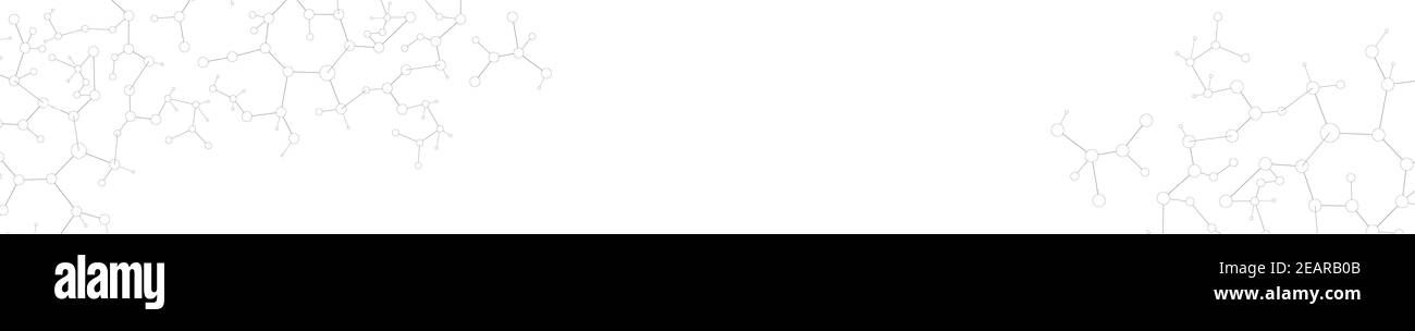 Arrière-plan panoramique abstrait avec différentes formes géométriques Banque D'Images