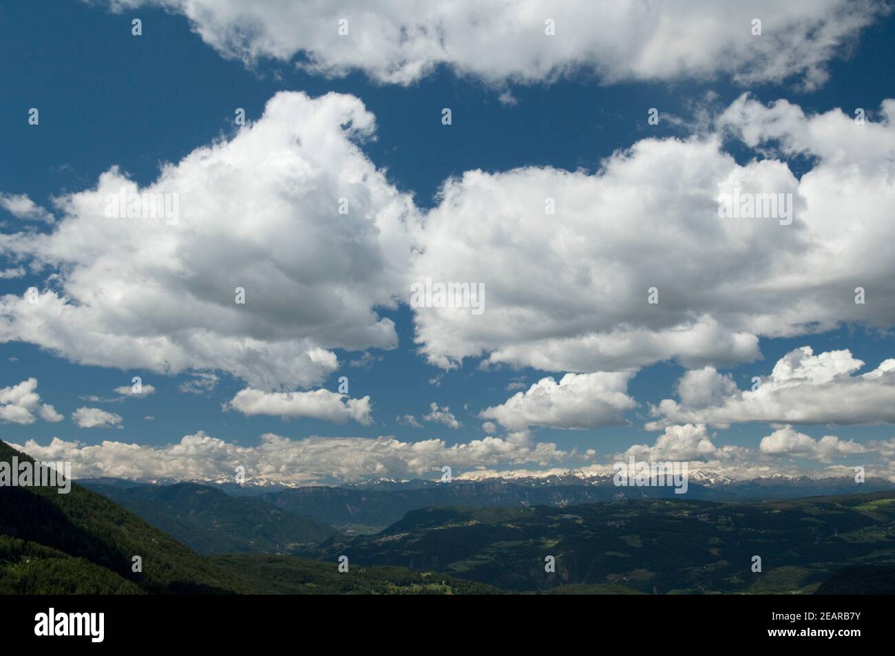 Blick, auf, Oetztaler, Alpen, zillertaler Banque D'Images