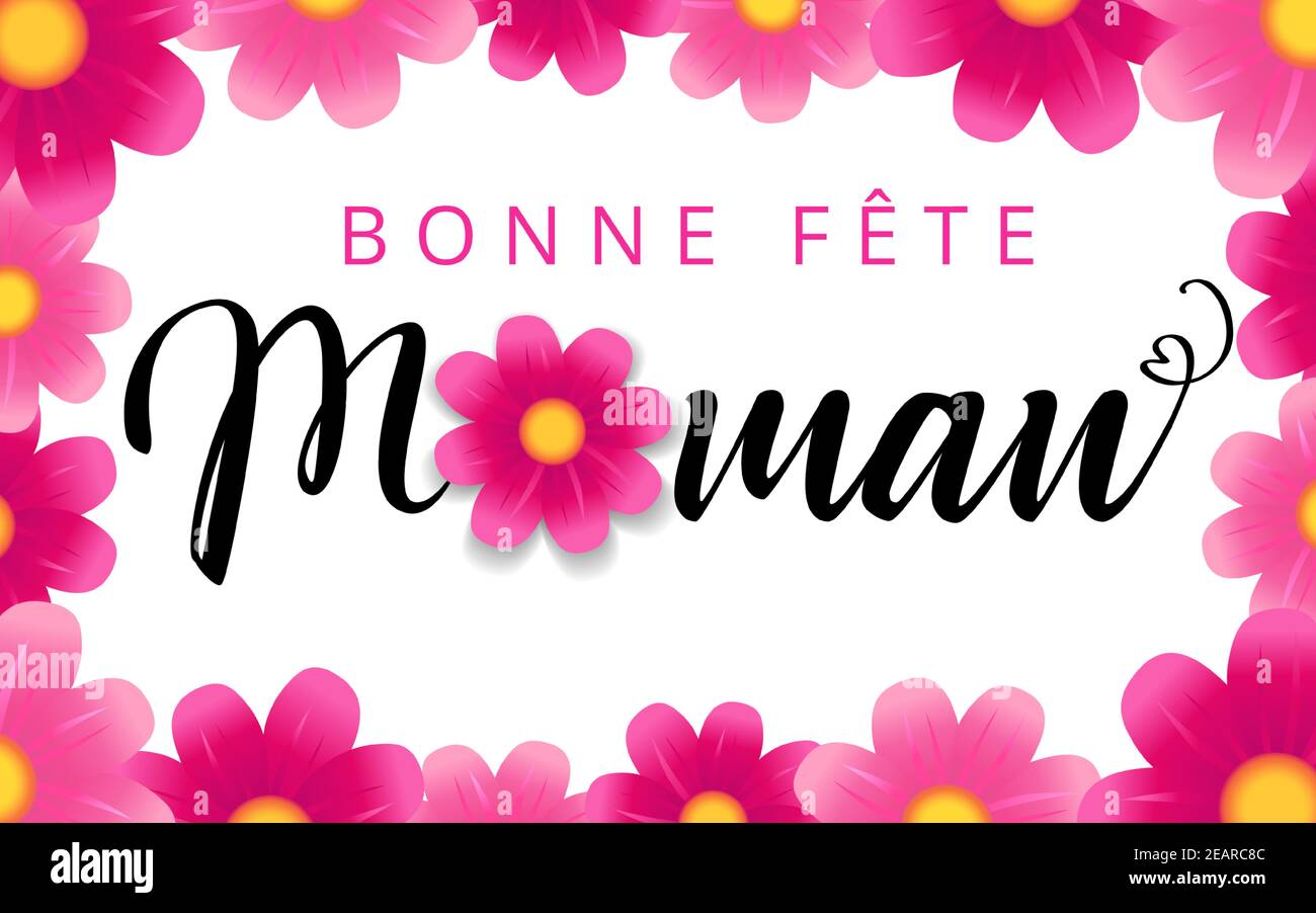 Bonne Fete Maman Banque D Image Et Photos Alamy