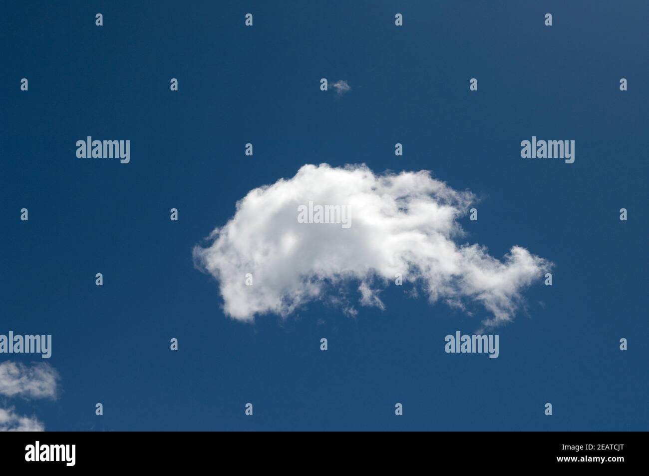 Wolken, Blau Konvektionswolken Banque D'Images