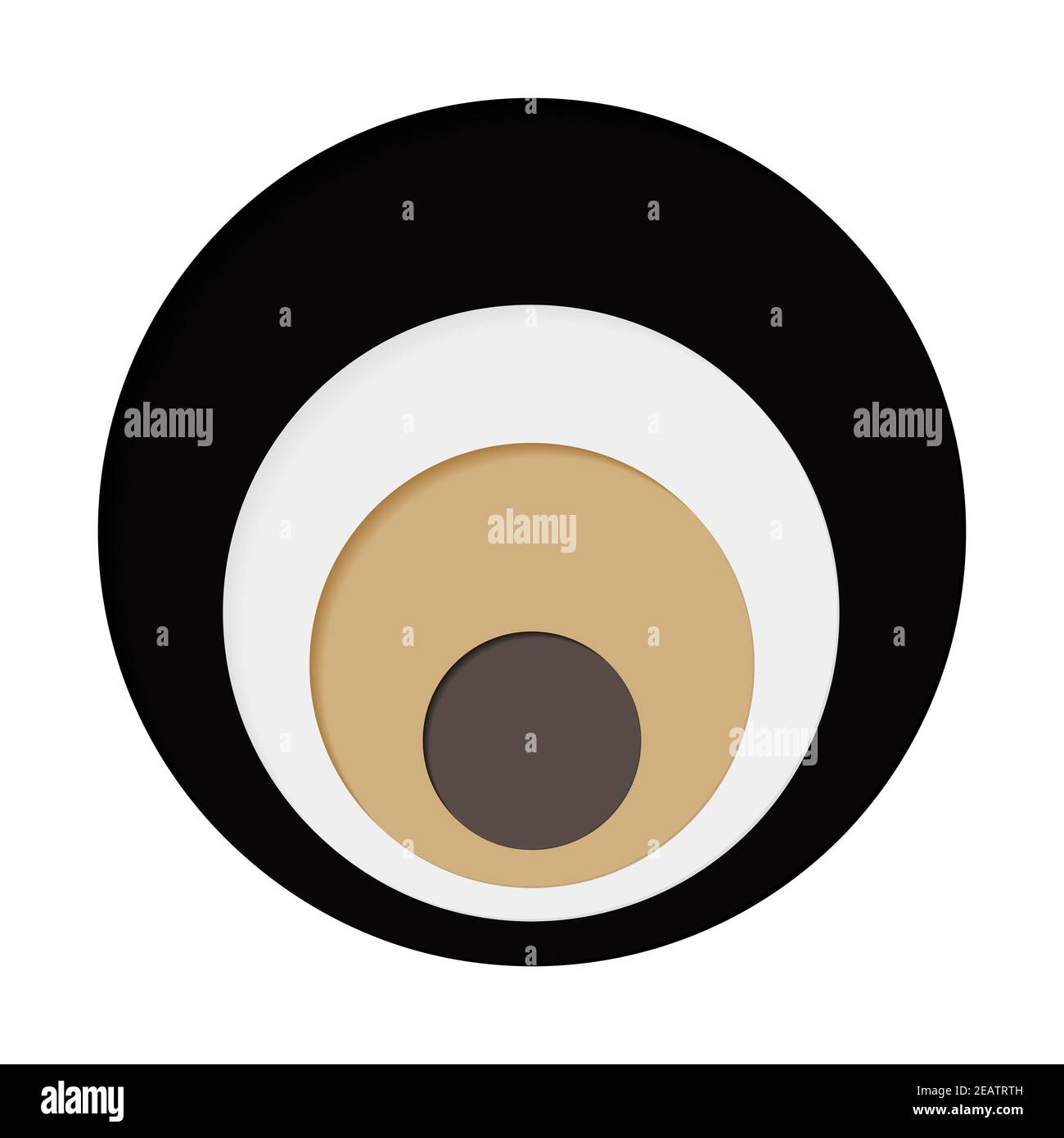 Logo rond noir sur fond blanc Banque de photographies et d’images à haute résolution Alamy