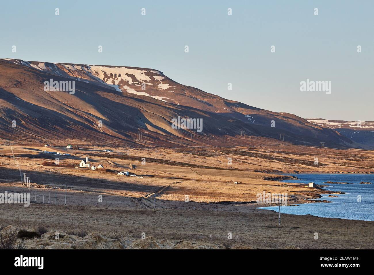 Paysage rural de l'Islande Banque D'Images