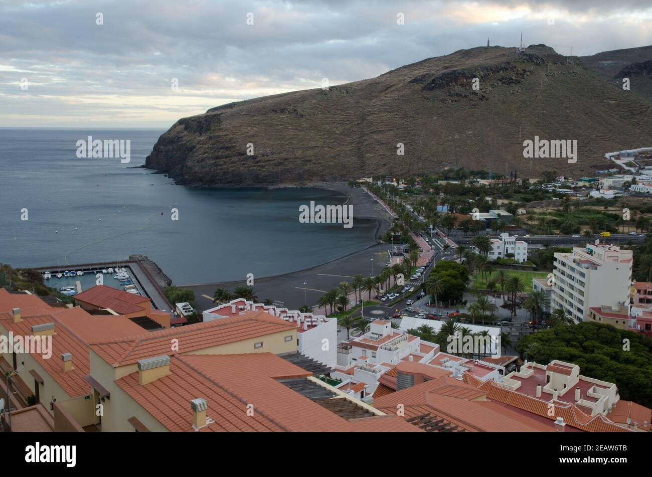 Ville de San Sebastian de la Gomera. Banque D'Images