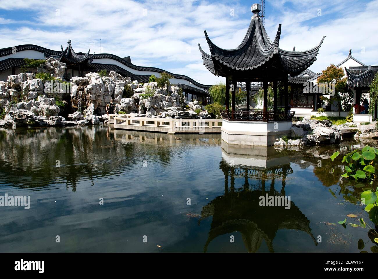 LAN Yuan Chinese Garden, Dunedin, Île du Sud, Nouvelle-Zélande. Banque D'Images