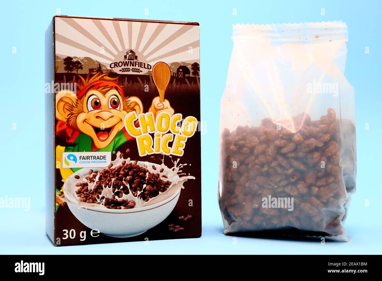 Céréales CROWNFIELD vendues par LA chaîne DE supermarchés LIDL Photo