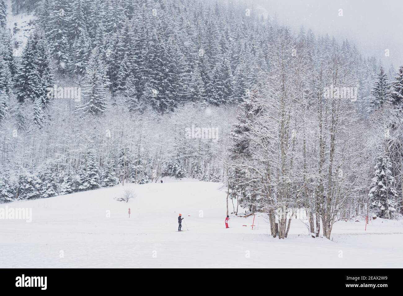 Les Contamines-Montjoie, Alpes françaises Banque D'Images