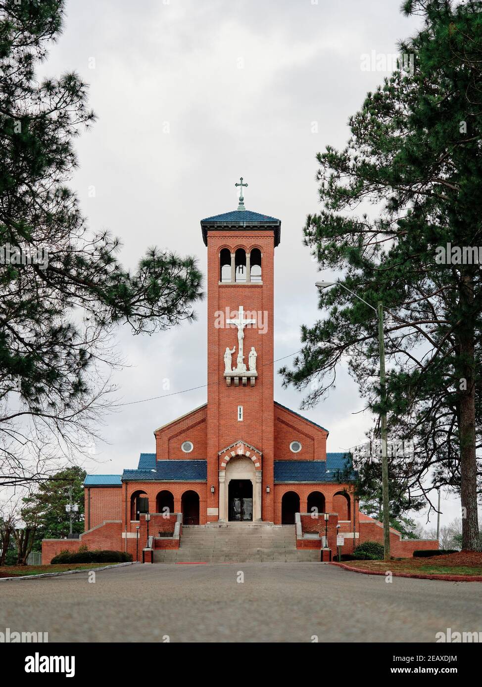 Église catholique St Jude à St Jude City, Montgomery Alabama, États-Unis. Banque D'Images