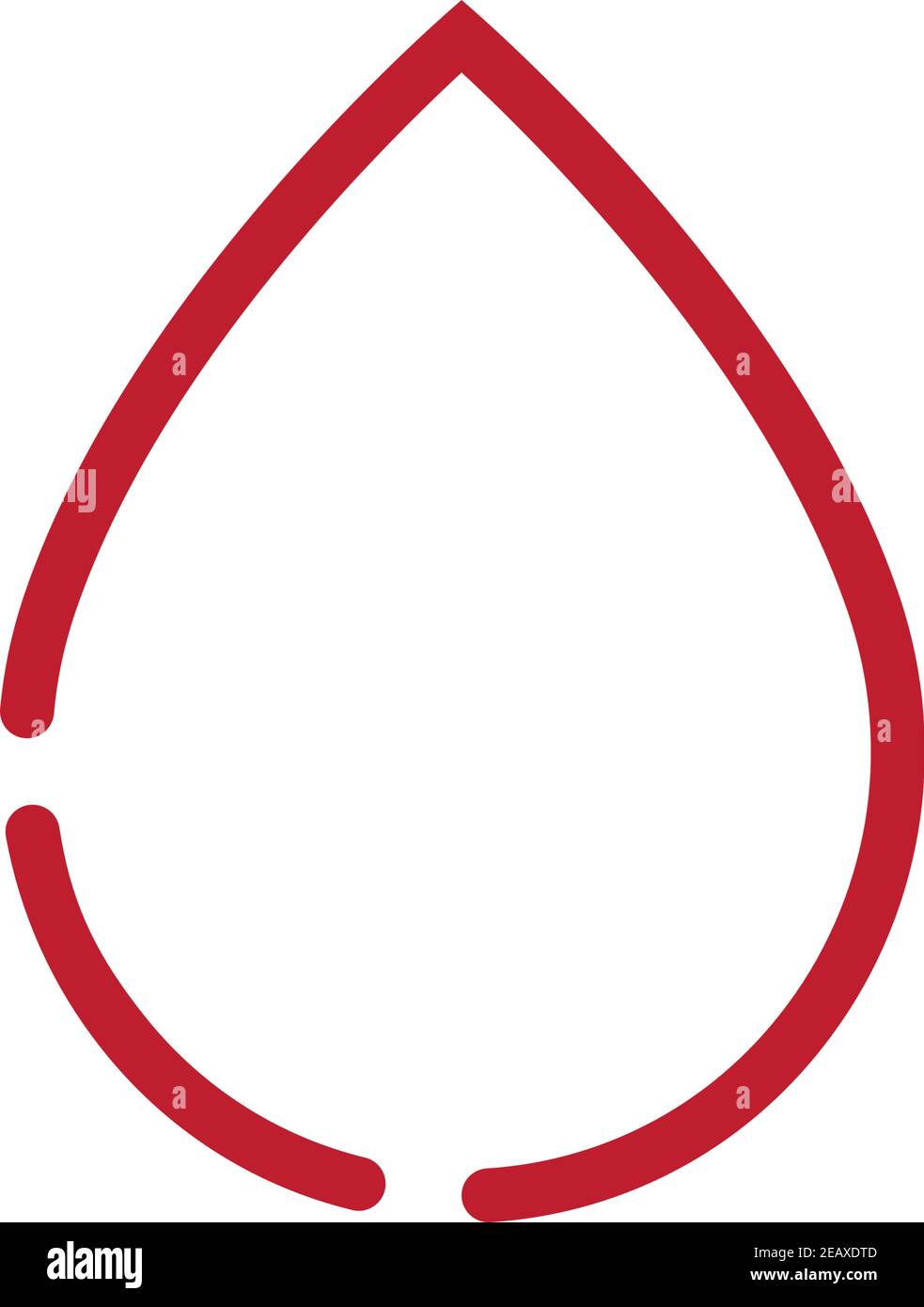 D'une goutte de sang d'illustration vectorielle des donateurs Illustration de Vecteur