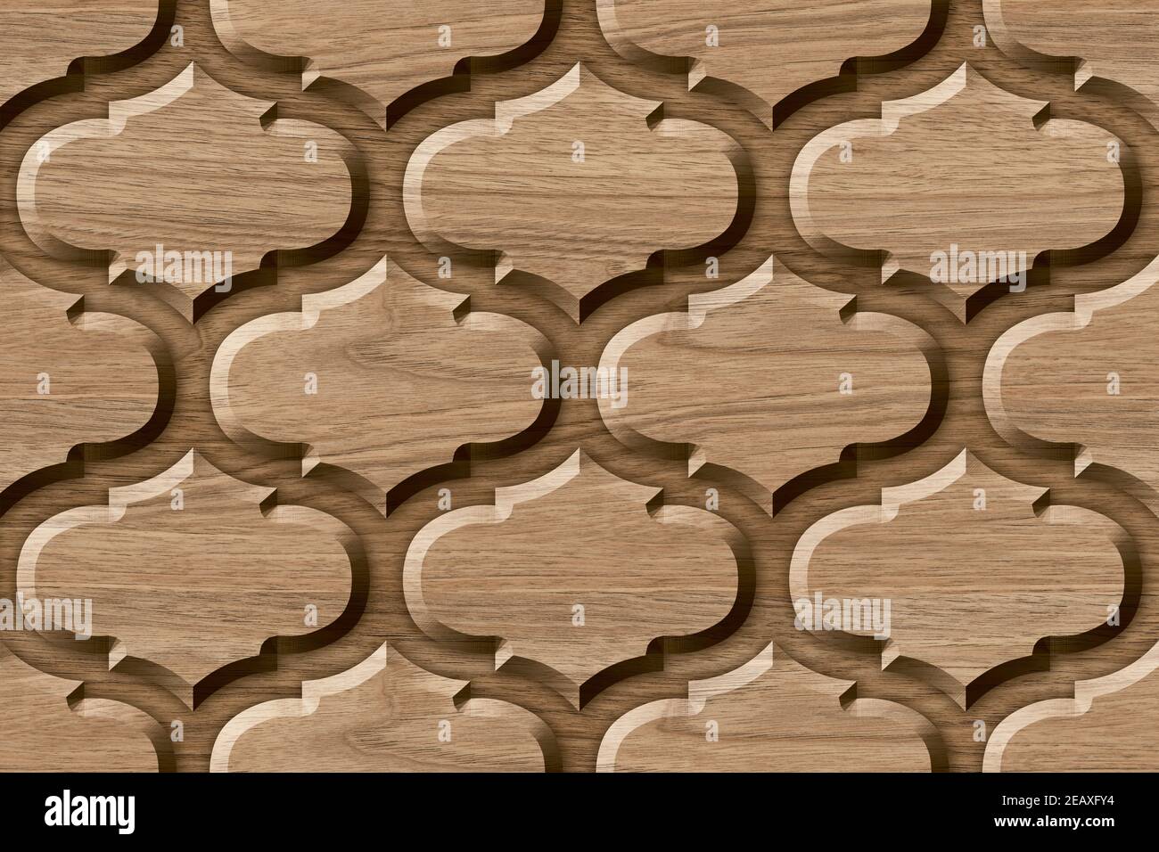 Éléments de texture carreaux 3d en chêne. Matériau : chêne. Texture réaliste sans couture de haute qualité. Pour mur, toile, plancher, vinyle auto. Banque D'Images