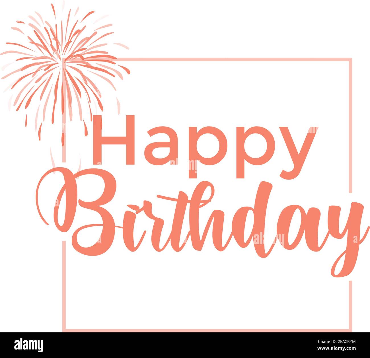 Carte de vœux de joyeux anniversaire avec motif typographique à imprimer ou  à utiliser comme poster, prospectus ou t-shirt Image Vectorielle Stock -  Alamy