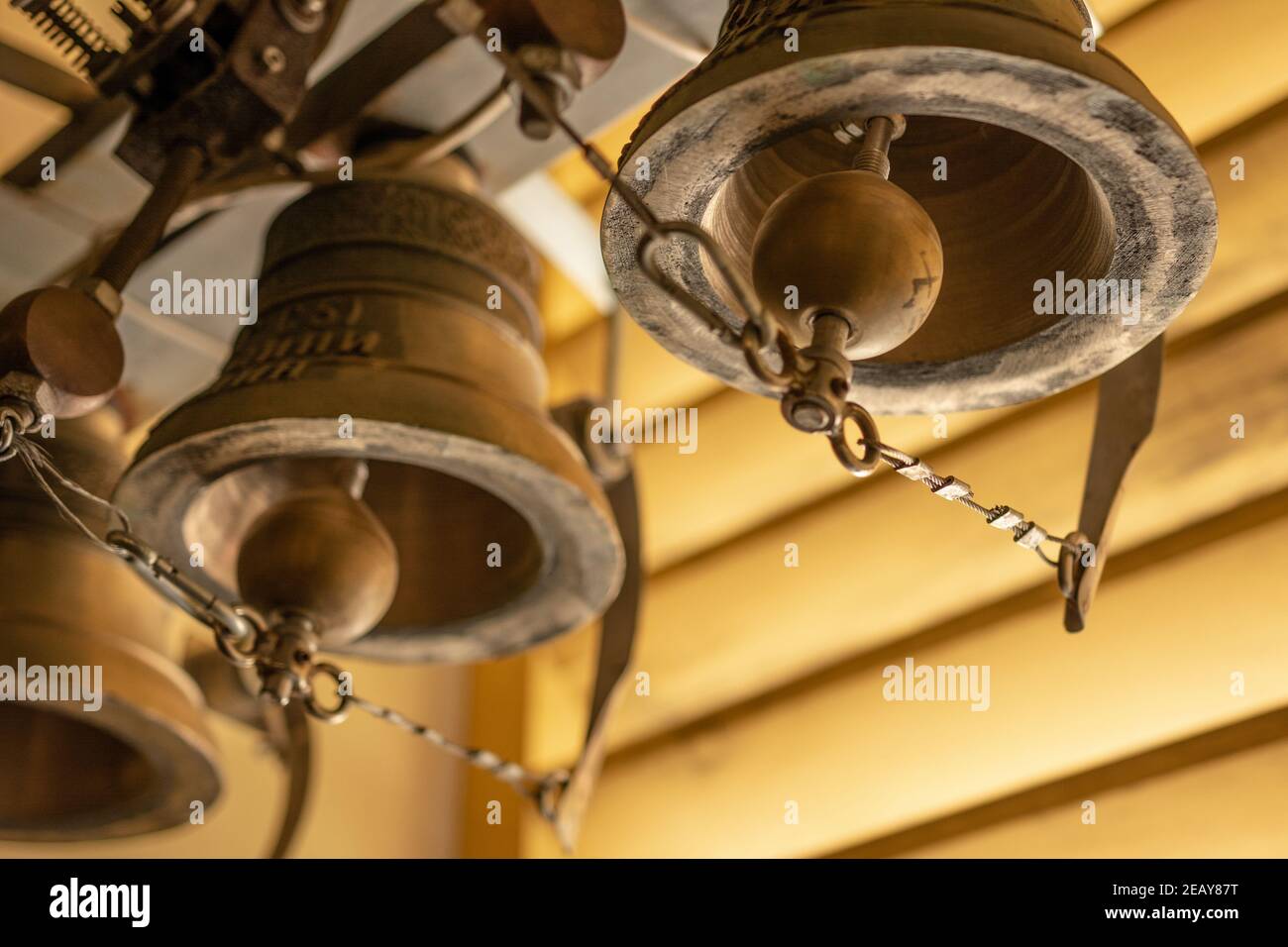 Dolyna, Ukraine : carillon dans le monastère de Goshiv, monastère catholique grec de l'ordre de Saint-Basile le Grand dans le village de Goshov, Dolyna distr Banque D'Images