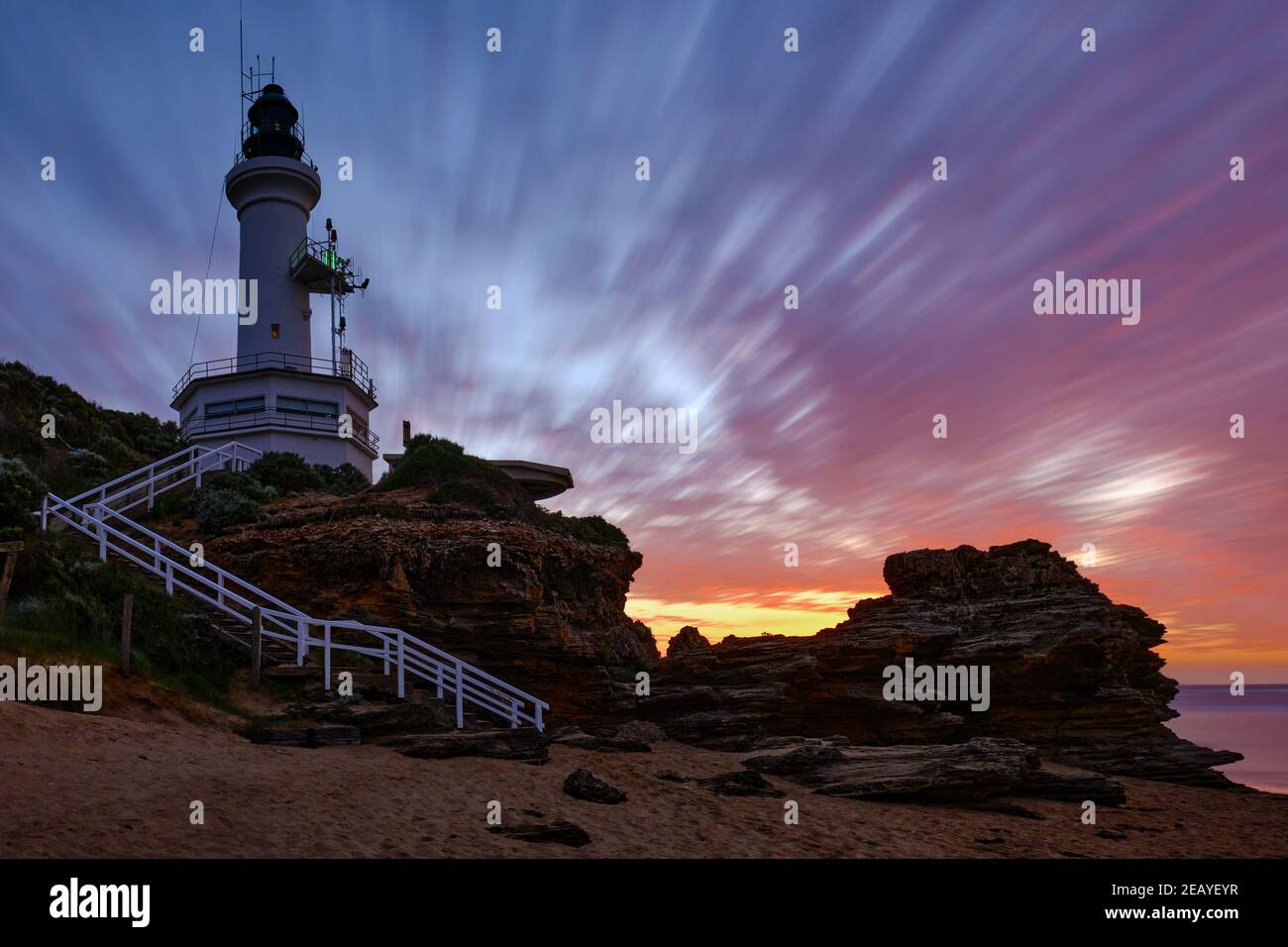 Phare de point Londsale à Sunrise Banque D'Images