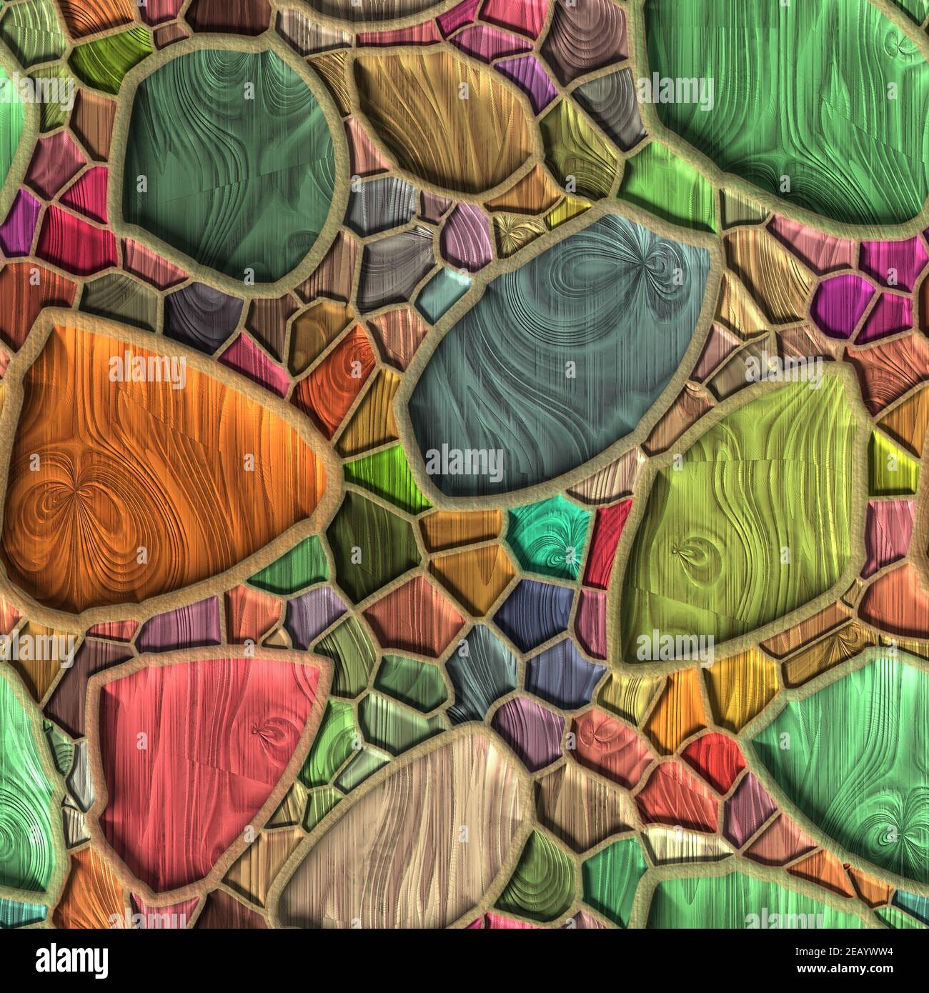 Le rendu 3D permet d'obtenir un revêtement d'arrière-plan uniforme avec texture de motif en bois Banque D'Images