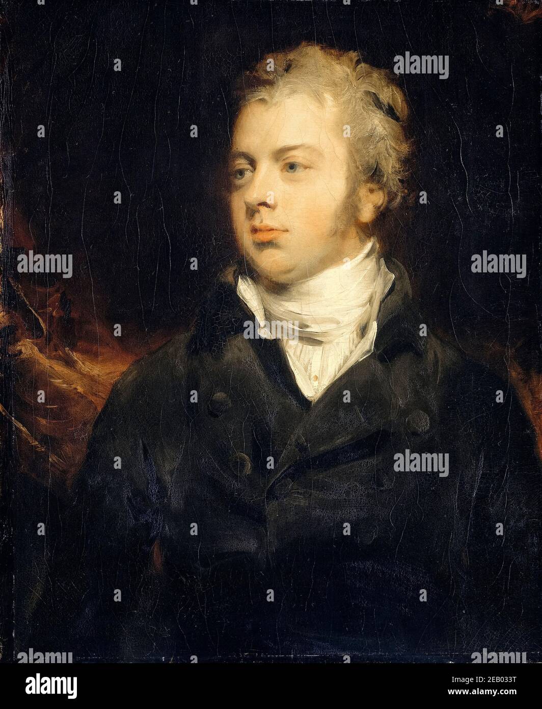Sir Thomas Lawrence, Willem Ferdinand Mogge Muilman, Président de la Banque des pays-Bas, portrait painting, 1800 Banque D'Images