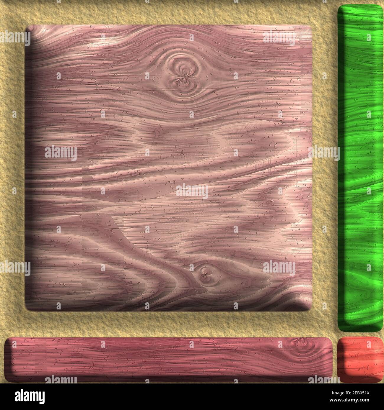 Le rendu 3D permet d'obtenir un revêtement d'arrière-plan uniforme avec texture de motif en bois Banque D'Images