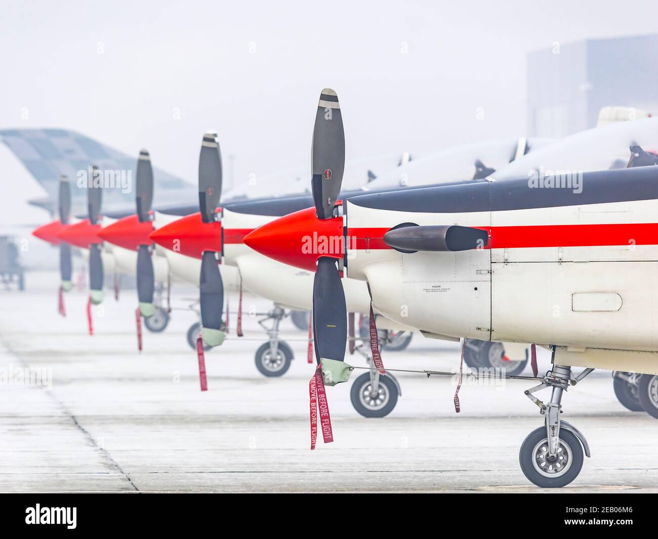 Croate Pilatus PC-9 de Krila oluje Wings de la voltige de tempête groupe Banque D'Images