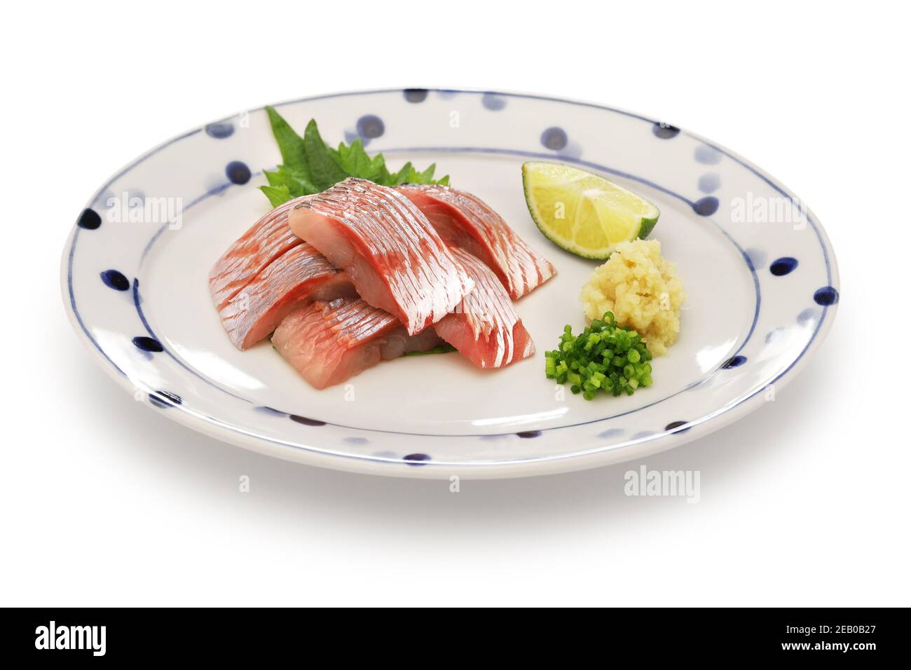 Sashimi de hareng, cuisine japonaise de printemps Banque D'Images