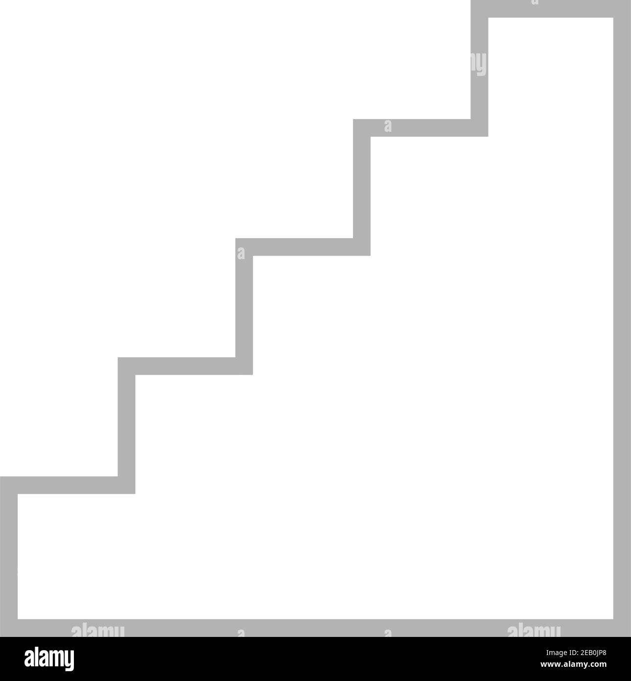 icône escalier Illustration de Vecteur