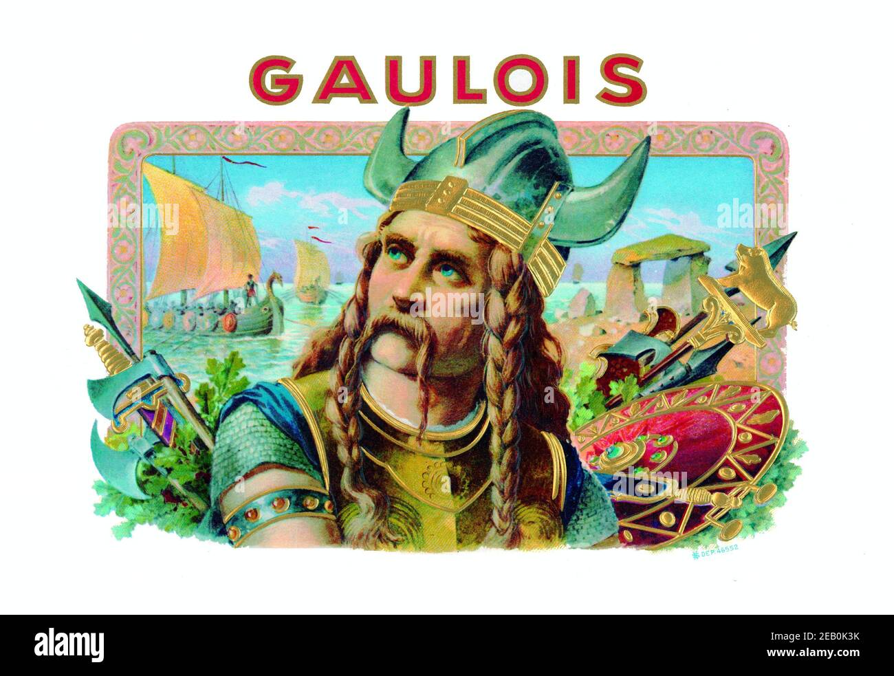 Cigares de Gaulois Banque D'Images