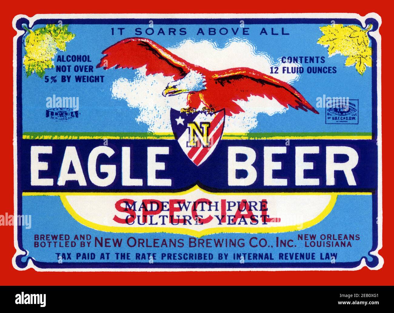Spécial Bière Eagle Banque D'Images