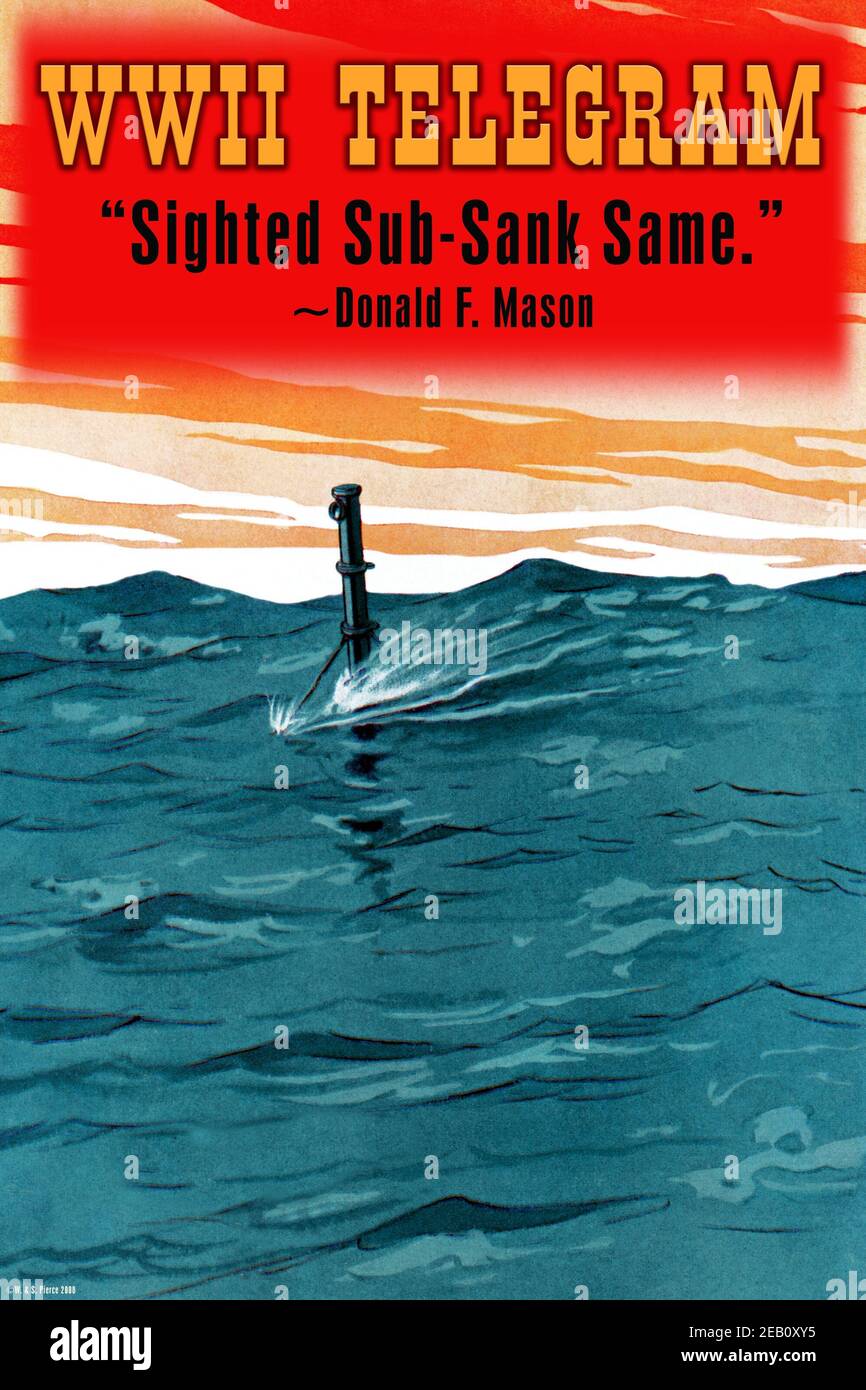 Télégramme de la Seconde Guerre mondiale 2008 Banque D'Images