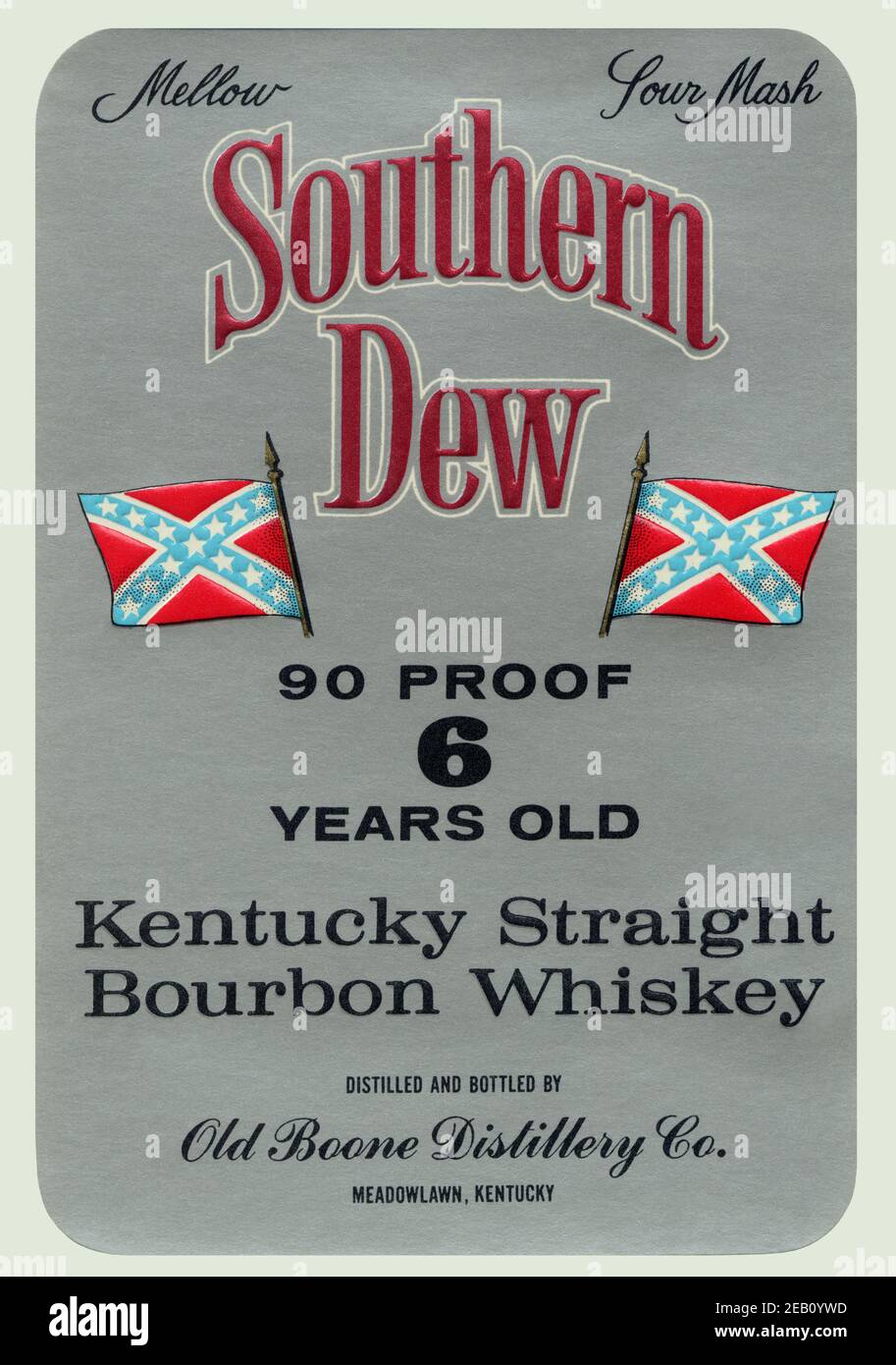Rosée du Kentucky Straight Bourbon Whiskey Banque D'Images