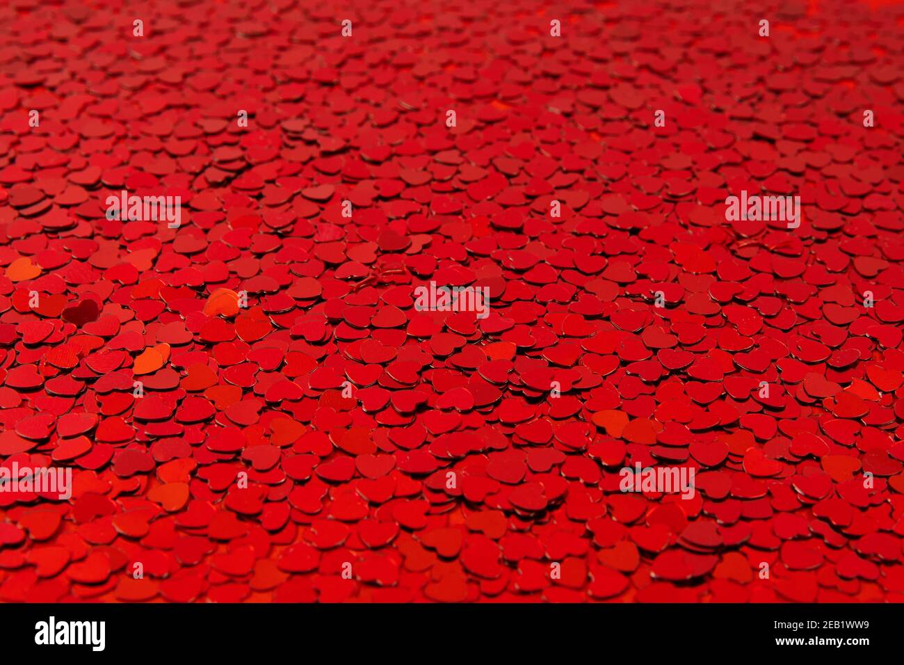 Fond de Saint-Valentin fait de nombreux coeurs rouges. Copier l'espace. Concept d'amour Banque D'Images