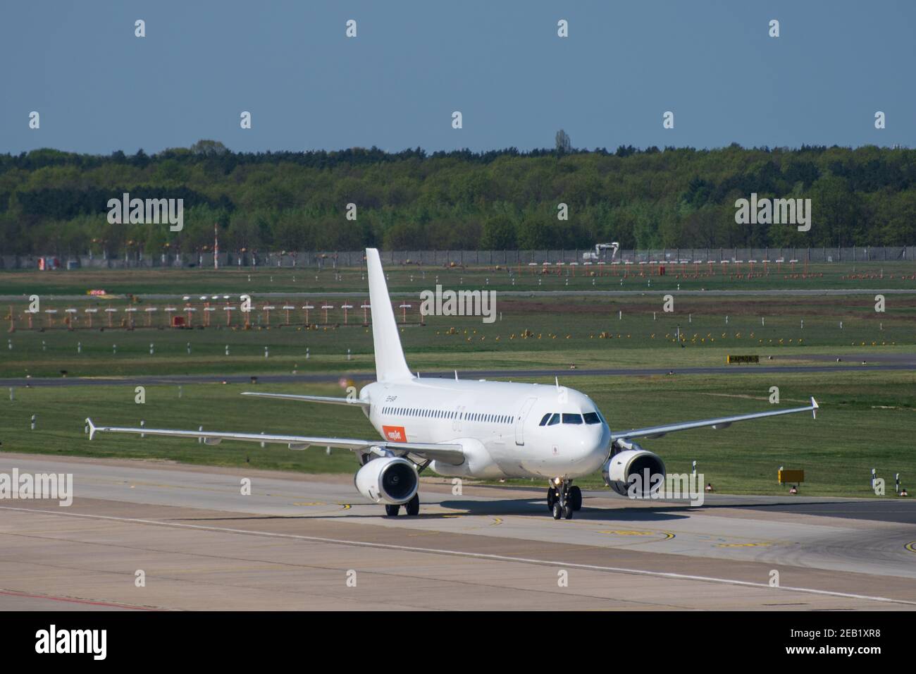 Berlin Allemagne - avril 21. 2018: EasyJet Airbus A320 à l'aéroport de Berlin Tegel Banque D'Images