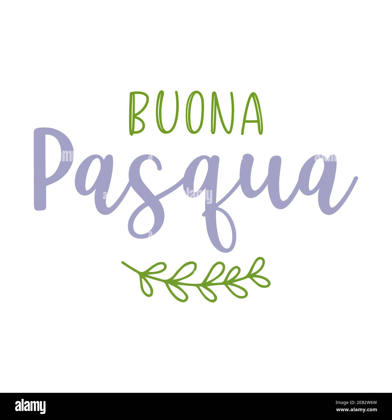 Citation De Buona Pasqua Tiree A La Main En Italien Traduit Joyeuses Paques Lettrage Pour Publicite Affiche Imprime Decoration De Cadeau Image Vectorielle Stock Alamy