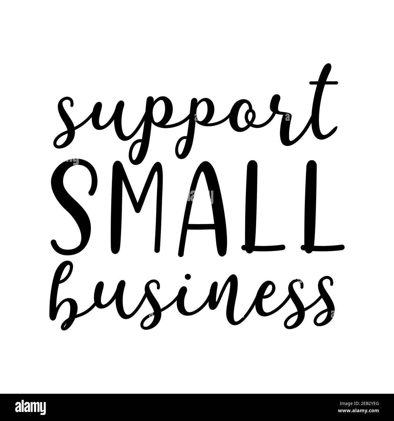 Un devis de PETITE ENTREPRISE est établi à la main. Lettrage pour bannière, en-tête, publicité Illustration de Vecteur