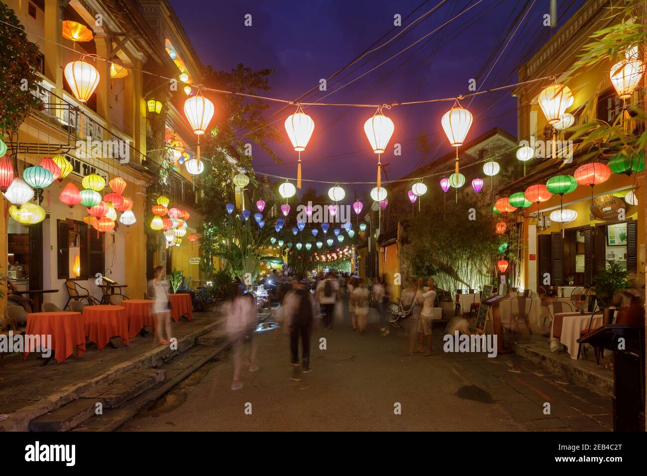 La vieille ville de Hoi an dans le centre du Vietnam. Banque D'Images