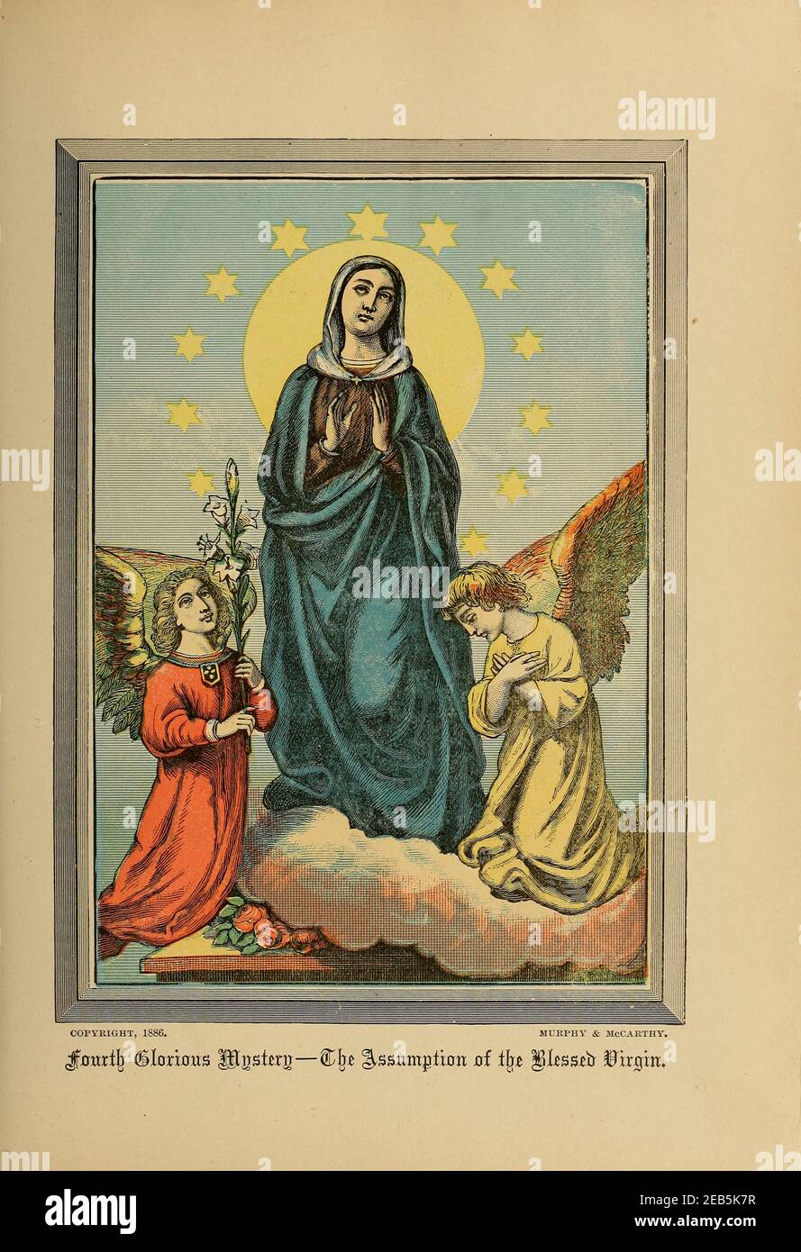 4ème mystère glorieux l'Assomption de la Sainte Vierge Marie de ' la