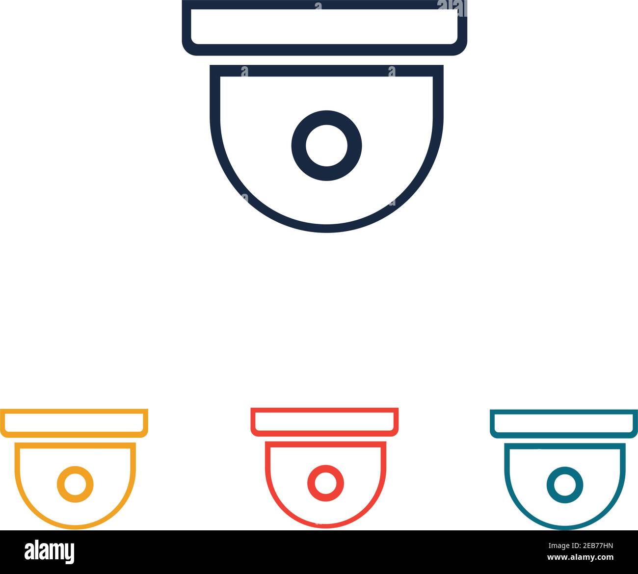 Caméra de sécurité icône cctv, signe vecteur CCTV illustration ...