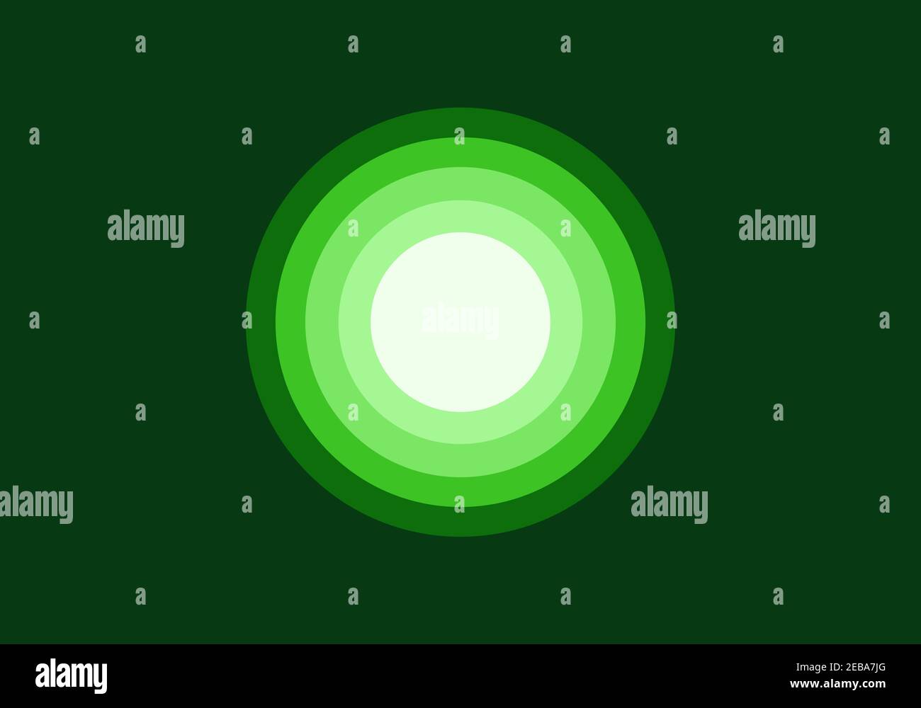 Couleur à dégradé de couleurs à spectre vert Illustration de Vecteur