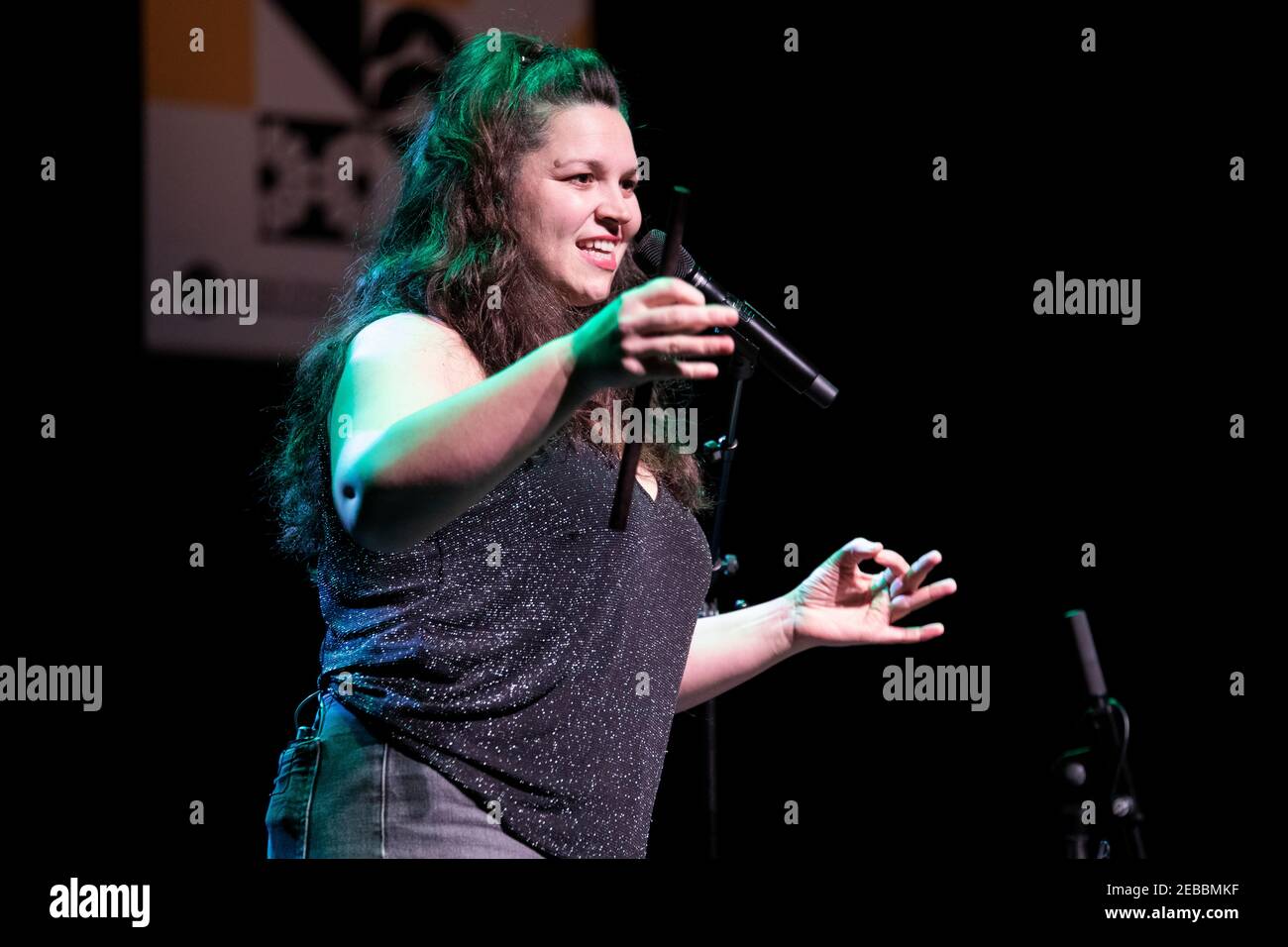 Barcelone, Espagne. 2021.02.05. Concert de groupe de Cocanha au Tradicionarius. Photographe : © Aitor Rodero. Banque D'Images