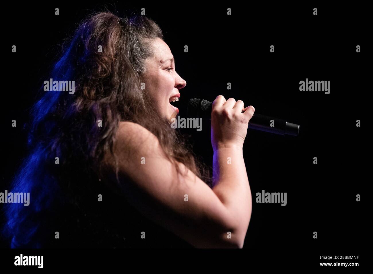 Barcelone, Espagne. 2021.02.05. Concert de groupe de Cocanha au Tradicionarius. Photographe : © Aitor Rodero. Banque D'Images