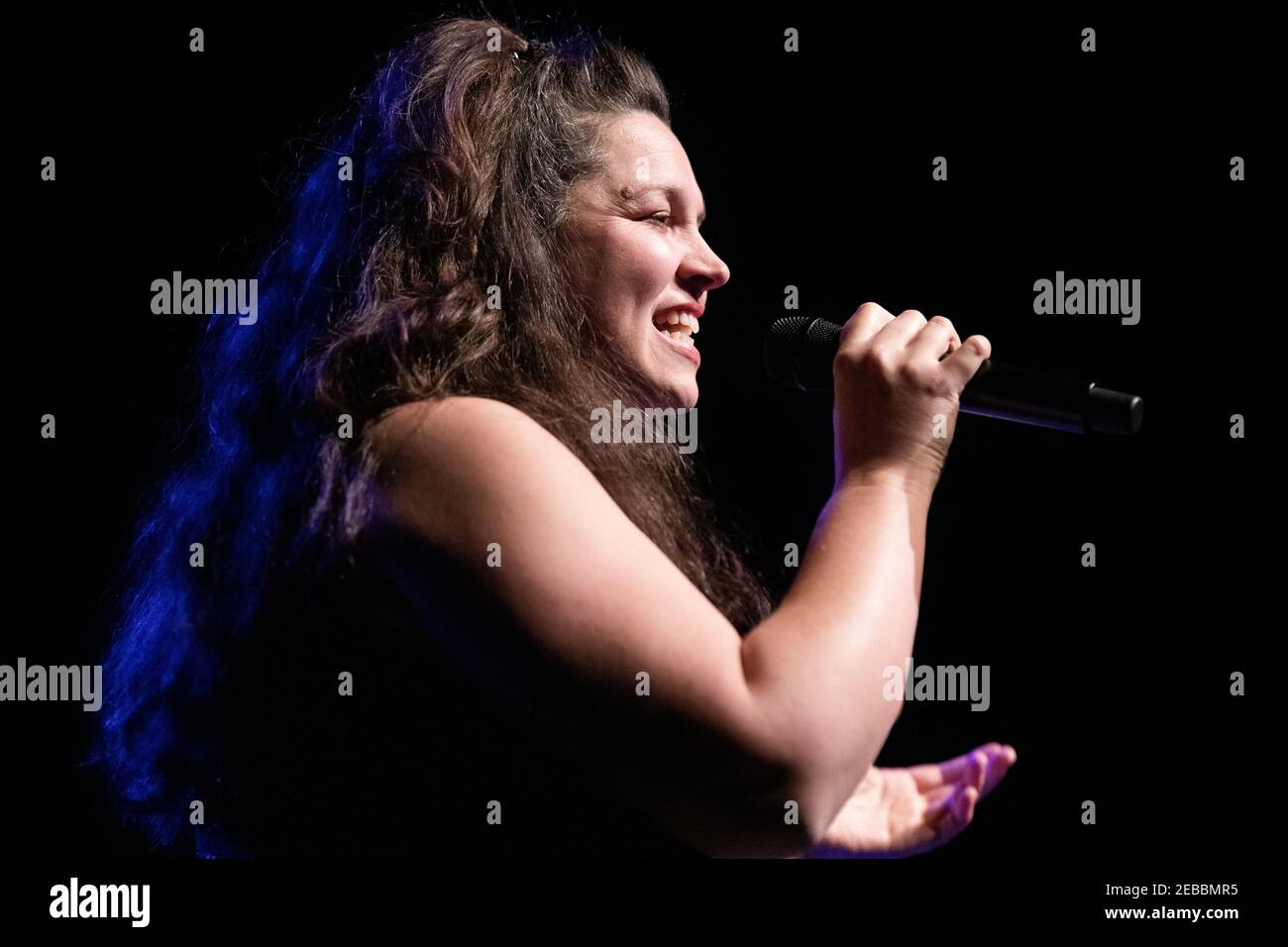 Barcelone, Espagne. 2021.02.05. Concert de groupe de Cocanha au Tradicionarius. Photographe : © Aitor Rodero. Banque D'Images