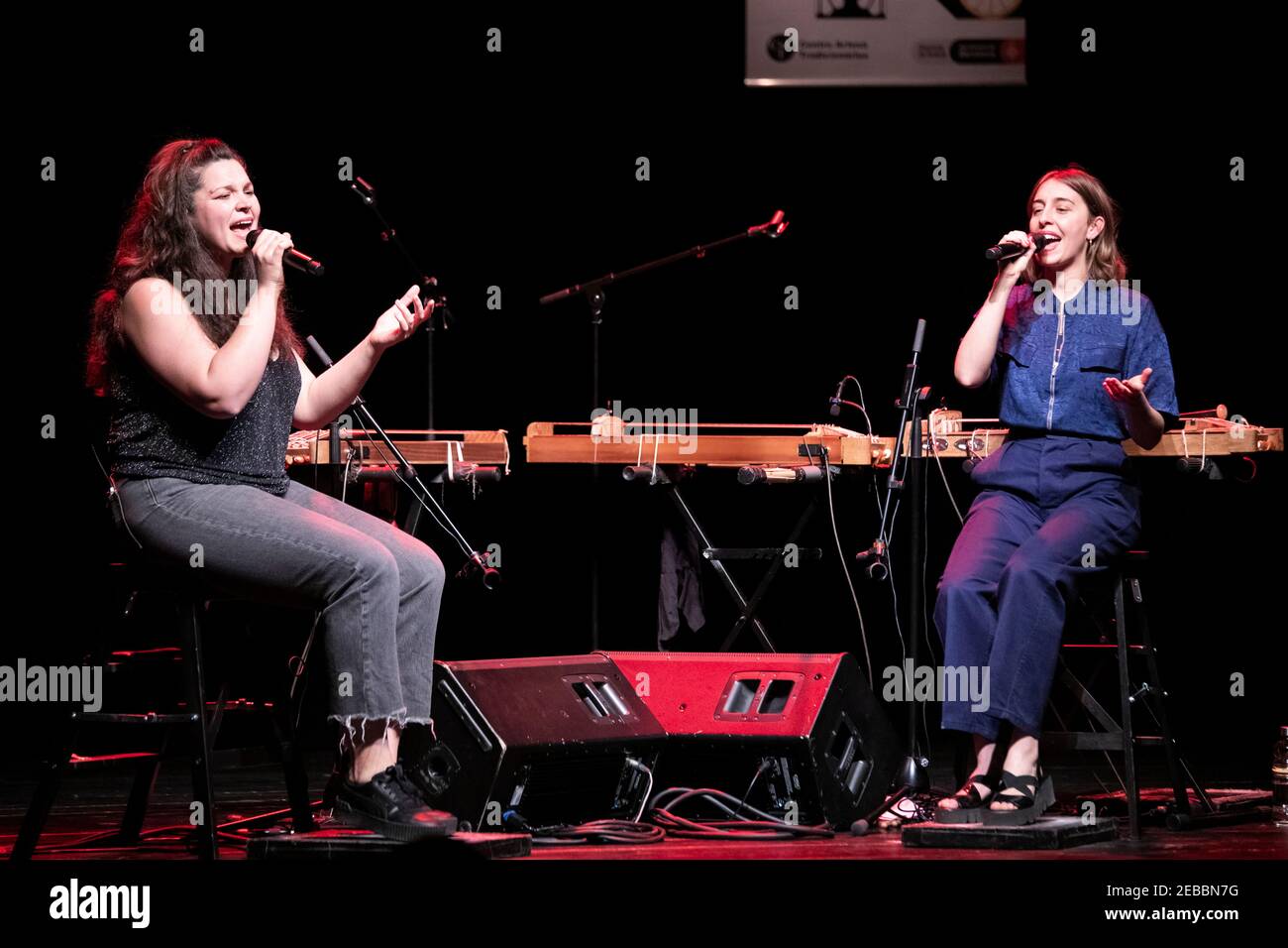 Barcelone, Espagne. 2021.02.05. Concert de groupe de Cocanha au Tradicionarius. Photographe : © Aitor Rodero. Banque D'Images