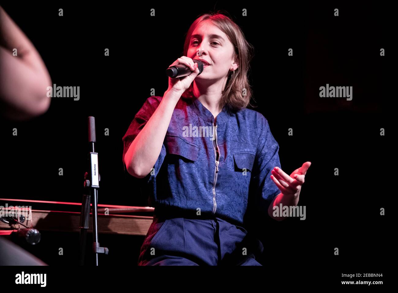 Barcelone, Espagne. 2021.02.05. Concert de groupe de Cocanha au Tradicionarius. Photographe : © Aitor Rodero. Banque D'Images