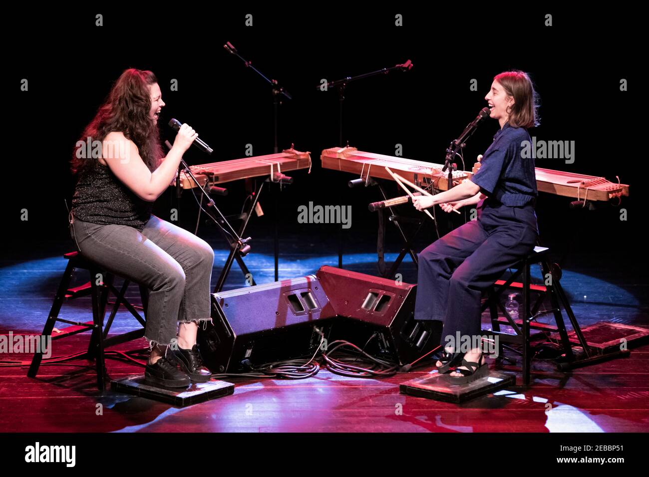 Barcelone, Espagne. 2021.02.05. Concert de groupe de Cocanha au Tradicionarius. Photographe : © Aitor Rodero. Banque D'Images