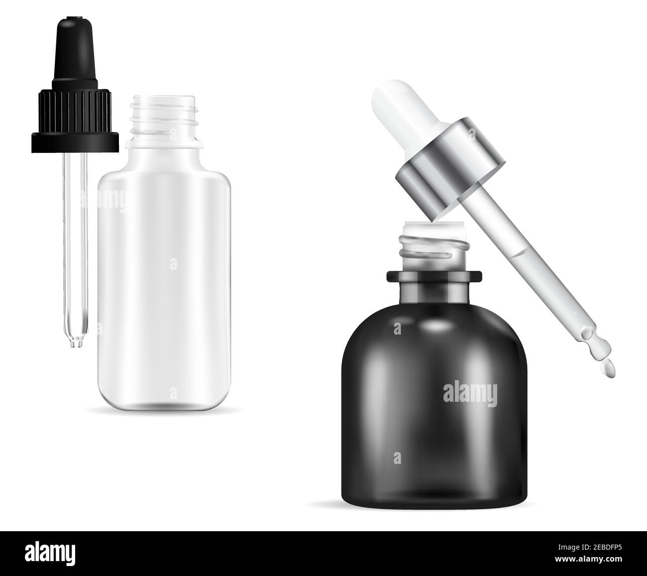 Flacons Compte-gouttes 3 Ml - Lot De 25 - Verre Transparent Avec Pipette - Pour Huiles Essentielles, Parfums, Voyages
