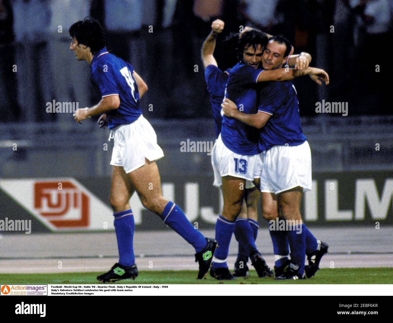 Finale de la Coupe du monde 1990 - Allemagne de l'Ouest 1 - Argentine 0 - Photo et Tableau - Editions Limitées - Achat / Vente
