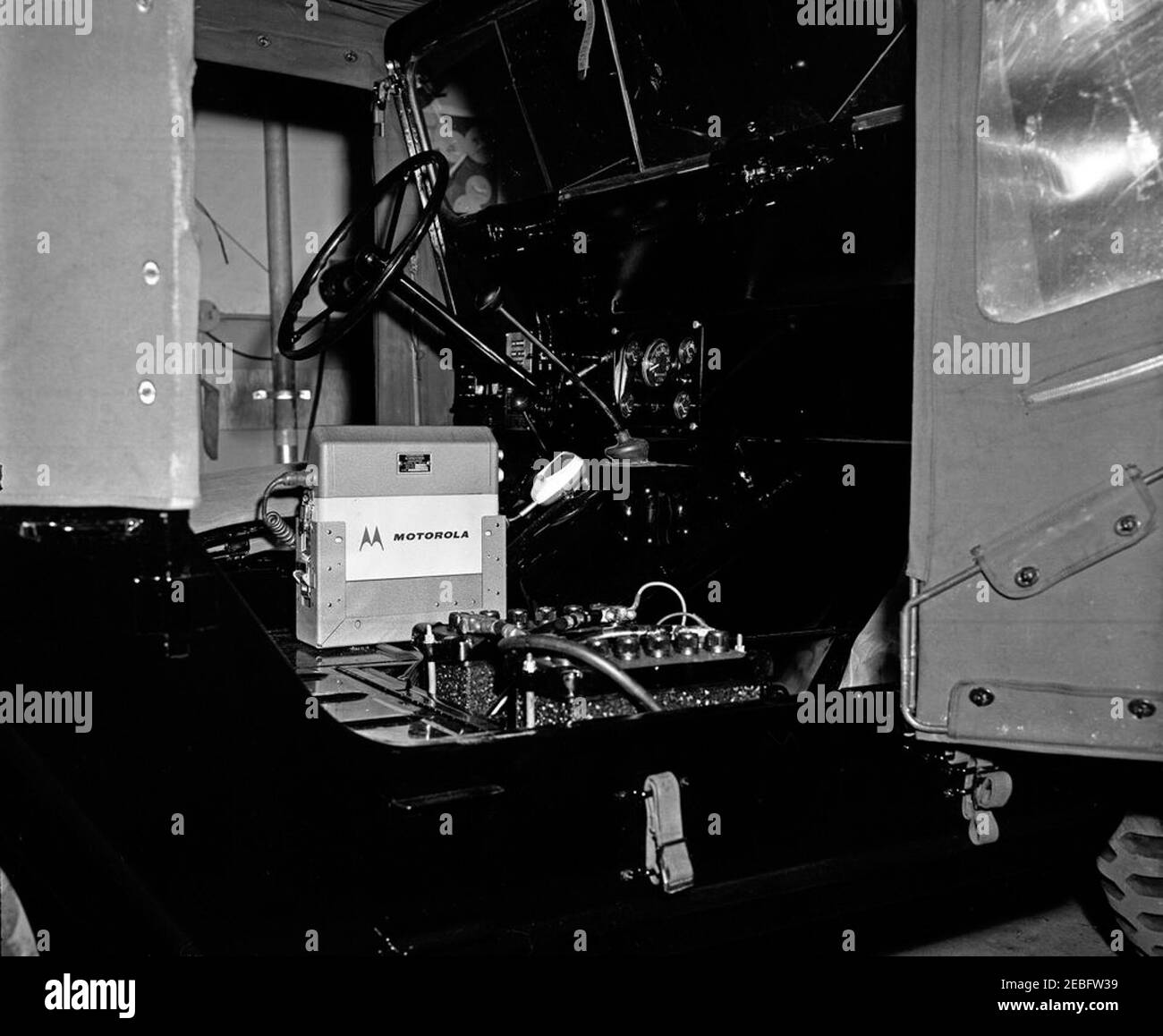 Fourgonnette de communication de l'Agence de signalisation de l'Armée de la Maison Blanche (WHASA). Fourgonnette de communication de l'Agence de signalisation de l'Armée de la Maison Blanche (WHASA). Banque D'Images