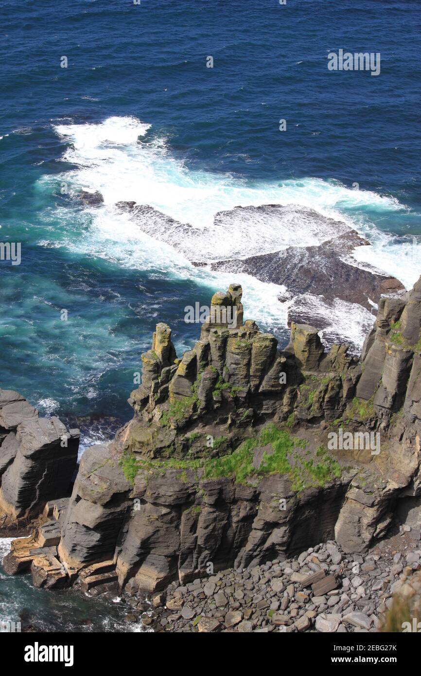 Falaises de Moher. Le comté de Clare, Irlande Banque D'Images