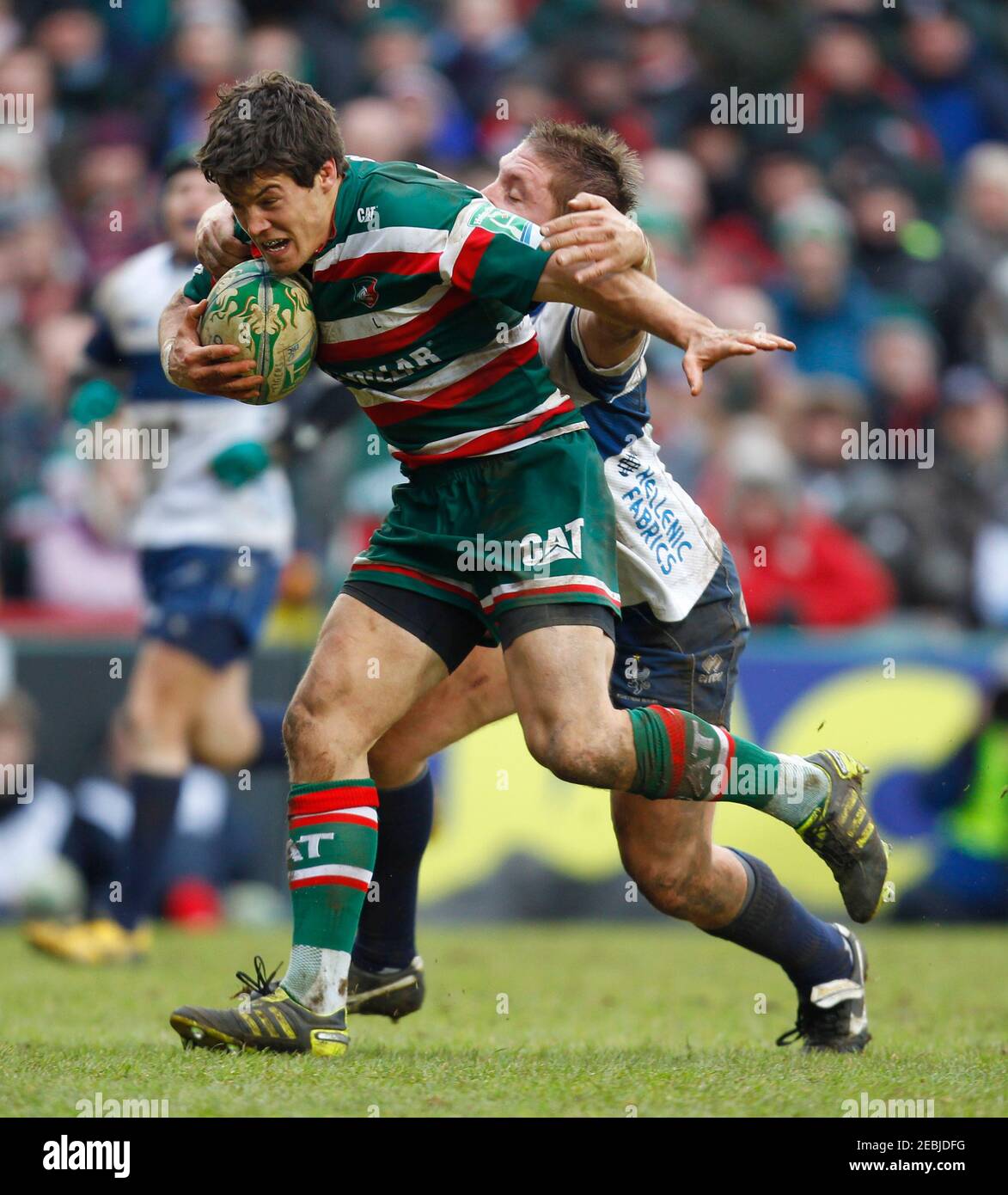 Rugby Union - Leicester Tigers / Benetton Treviso 2010/11 Heineken European  Cup Pool Five - Welford Road - 23/1/11 Anthony Allen - Leicester Tigers en  action contre Benetton Treviso crédit obligatoire: Action Images / Paul  Harding Photo Stock - Alamy