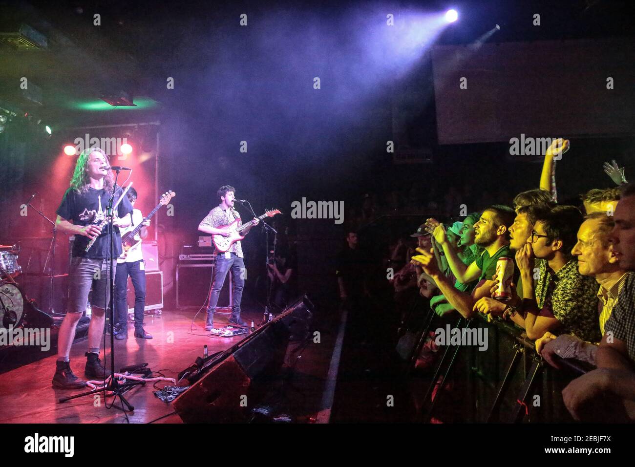 King gezzard et le Lizard Wizard vivent sur scène à Scala de Londres Banque D'Images