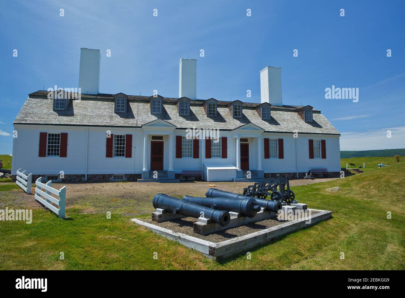 Lieu historique national du fort-Anne, Annapolis Royal (Nouvelle-Écosse), Canada. Banque D'Images