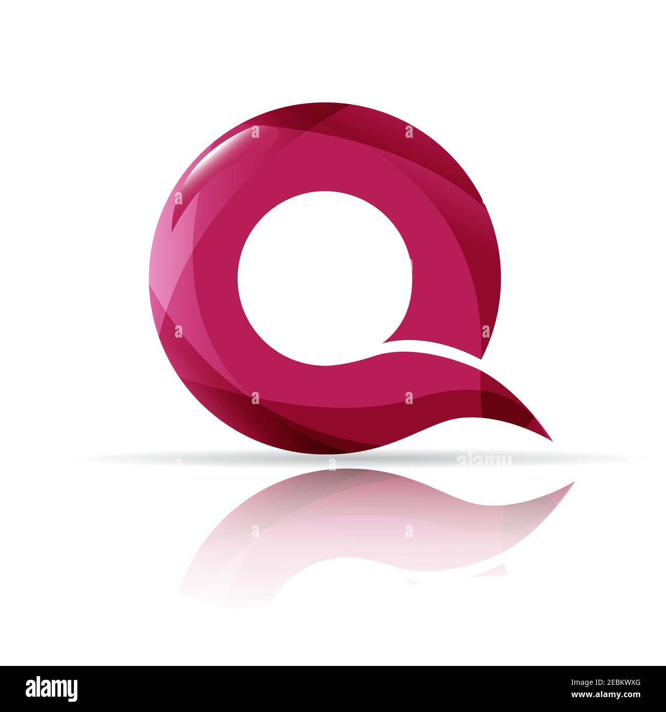 Lettre Q au design moderne pour votre meilleur symbole commercial. Illustration vectorielle EPS.8 EPS.10 Illustration de Vecteur