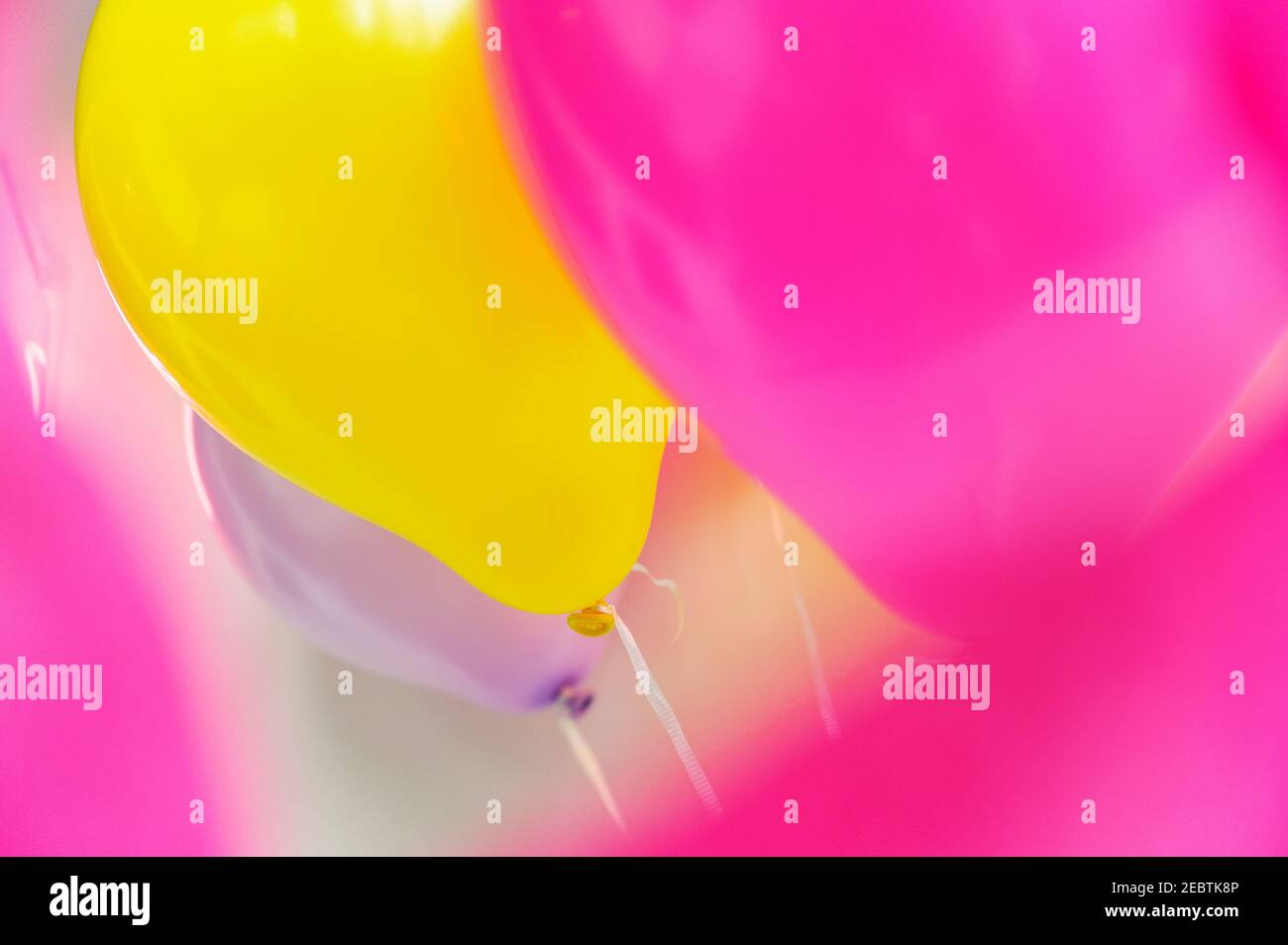 Bouquet de ballons colorés Banque D'Images