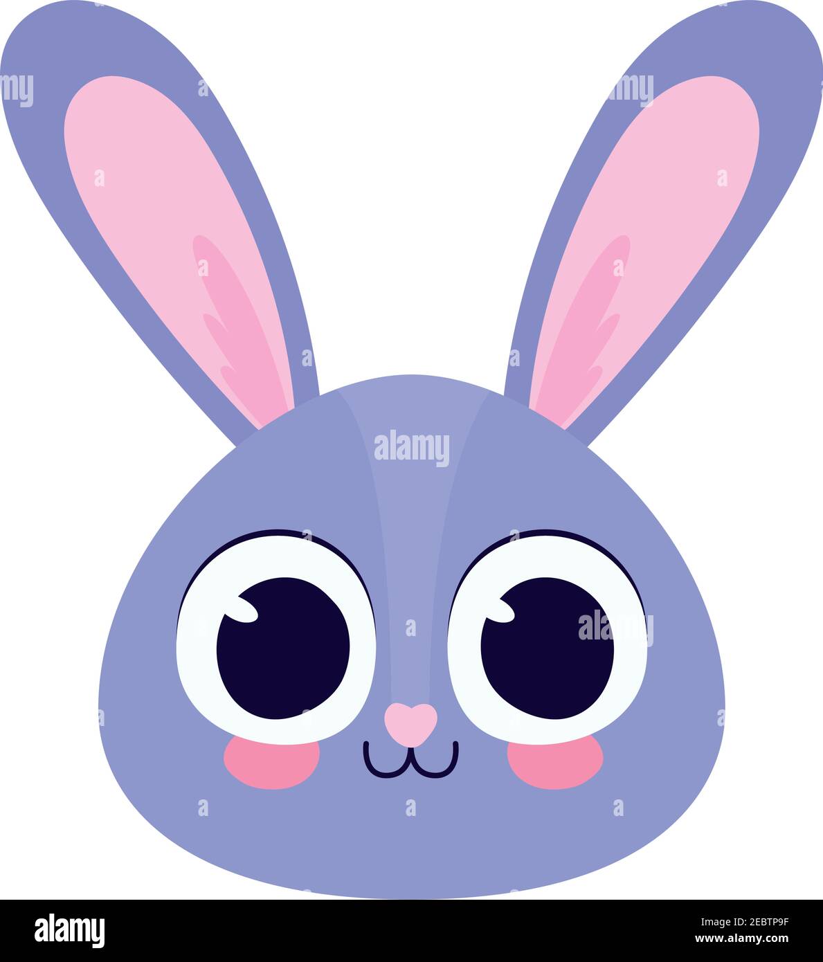 mignon bonny sur fond blanc Illustration de Vecteur